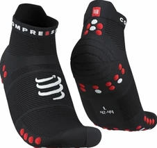 Zokni Compressport Pro Racing Socks v4.0 Ultralight Run Low - Black/Red