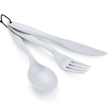 Evőeszköz GSI Outdoors Ring Cutlery Set - eggshell